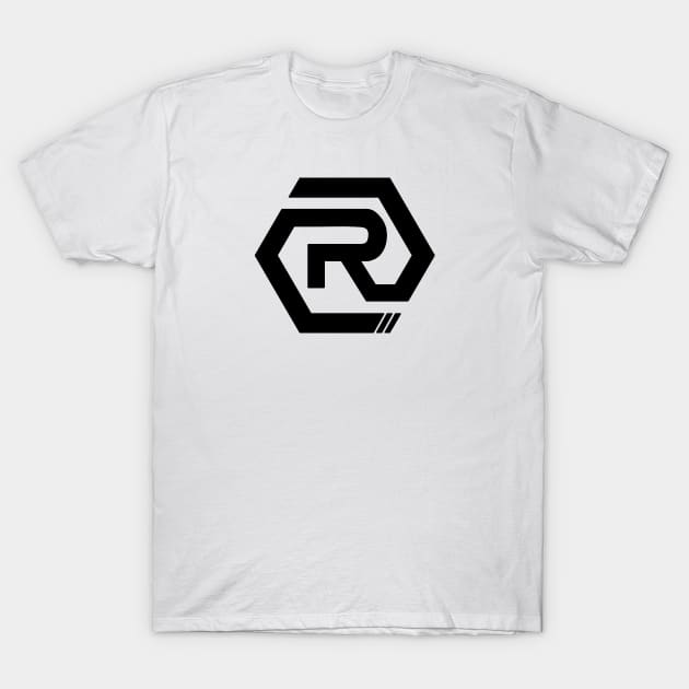 Black Logo T-Shirt by RegenerateCF